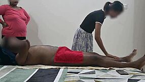 happy ending massage infront of step sister