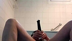 Slave self-masturbates