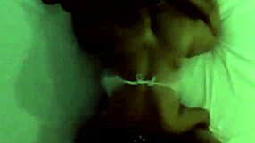 Intense 69 position in a motel room