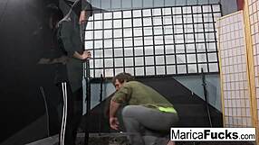 Master Marica Hase Teaches Ninja Student Robby The Way