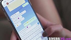 a taste of her cheating cunt during fingering