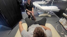 I came for a manicure, but she sucked my dick instead!