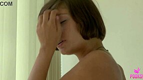 Horny kylie p enjoys solo time in the bedroom