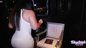 thick asian milf tokyo leigh goes to the magic mazee show in vegas