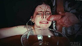 Emo Bondage Whore Face Tied And Punished With Piss