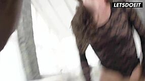 Russian nataly gold takes deep rough anal to her limit!