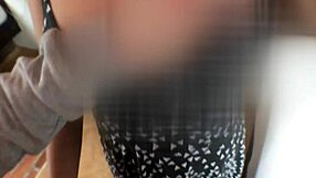 this hot college girl knows how to blowjob a dick until he cums in her cute mouth