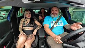 Alicia Weller Returns Naked In Car Ride