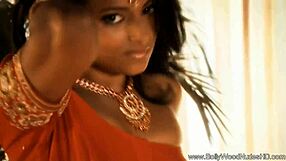 Exotic Oriental Babe Teasing And Dancing Sensually With Snake Lover From The Far East