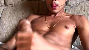 Giant cock talking dirty and cumming a lot, he says