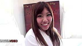 Chisa's Shaved Pussy Fucked While She Blows?