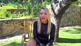 Beautiful Ashley Swallows Husband's Cock!