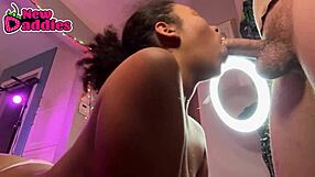 Black 28 Underneath Blowjob Interracial Face Fucking