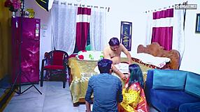 Baba fucks bhabhiji under birth pretext and creampies