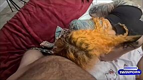 This Brazilian amateur girl called me to do a live stream and it ended with oral