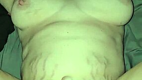 Deep Creampie With Preggo Tits