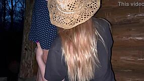 Pregnant stranger's barn public fuck