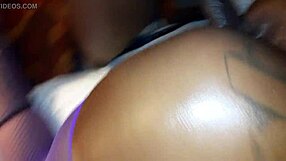 Blacchammer Bends Over Ebony Ass For Big Black Cock Deepthroat Doggystyle Tattoo
