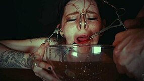 Emo Bondage Whore Face Tied And Punished With Piss