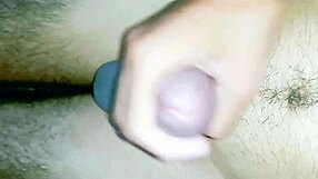 the hot horny girl is fingering a mind-blowing boner