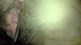 He fucks the big girl's shaved pussy until she squirts