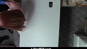 Slutty Redhead Stepmom And Stepdaughter Strip Searched Together In Garage