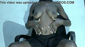 playing with my tit so hard!