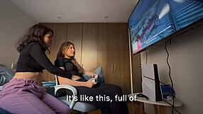 Teenagers Explode In Body Exploration With Lesbian Scissoring And Fingering!