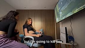 Teenagers Explode In Body Exploration With Lesbian Scissoring And Fingering!