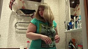 chubby milf sniffs other peoples panties masturbates and hides the panties inside her hairy pussy amateur fetish