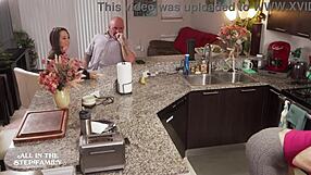 Sex freak freya von doom seduces stepdad and wife