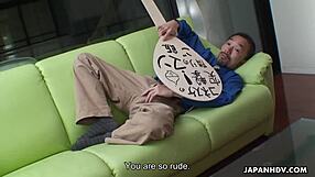 Japanese Housewife Miwa Nishiki Next Door Gives Oral Satisfaction