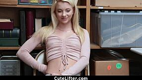 Perky Teen Takes Officer's Jizz Punishment