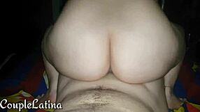 teen venezolana squirts hard with delicious creampie in her ass