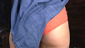 Tall small 18+ tits blonde fucks machine