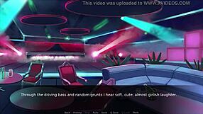 Futadom world features rough anal sex in pub