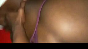 Ebony milf strips with intense desire