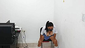 Student With Toy In The Principals Office