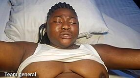 Ebony BBW Squirts Hard For Big Black Cock