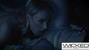 Beautiful Emma Hix subtly approaches a redhead to taste her pussy