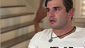 Perfect Blowjob With Gloves On By Horny Blonde Teen 18+ Stepsister In Costume Haley Reed.