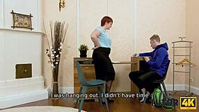 tutor4k pretty tutor forgets lesson, copulates with student 😏