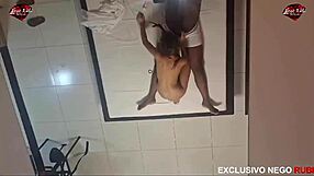 skinny girl sucks huge cock that barely fits her mouth