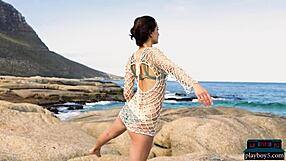 Two petite 18+ milf models from ukraine ariel and sofi ka get naked outdoor