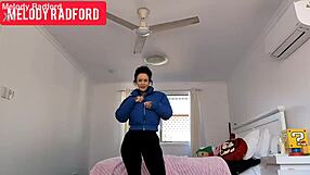 Milf Melody Radford in sheer leggings GETS FUCKED