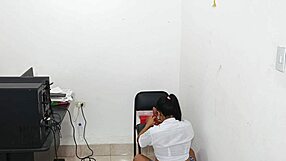 Student With Toy In The Principals Office