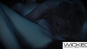 Beautiful Emma Hix subtly approaches a redhead to taste her pussy