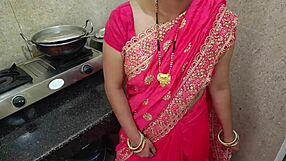 Newly married housewife fucks step-brother in bedroom with dirty audio