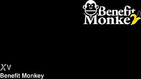 benefit monkey liz rainbow ends up with mouthful of semen 😏