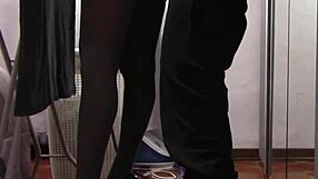 Preview: milf with pantyhose legs touched and fucked